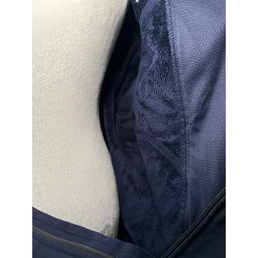 The North Face Apex Chromium Thermal Jacket, Navy WindWall Fleece, Men's XL